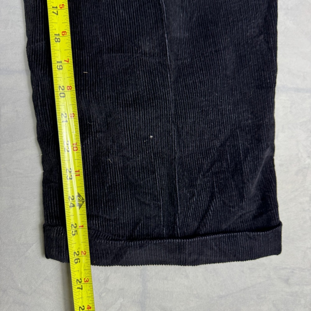 Vintage Dockers Cordrouy Pants Mens Black Classic Fit Pleated Size W34 L30 NWT - Picture 15 of 16